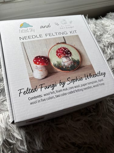 Megan O. review of Sophie Wheatley's Felted Fungi Supplies Box image 1 out of 1