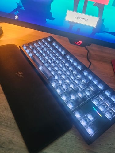 Customer photo review of IQUNIX EZ80 Magnetic Switch Hall Effect Gaming Keyboard
