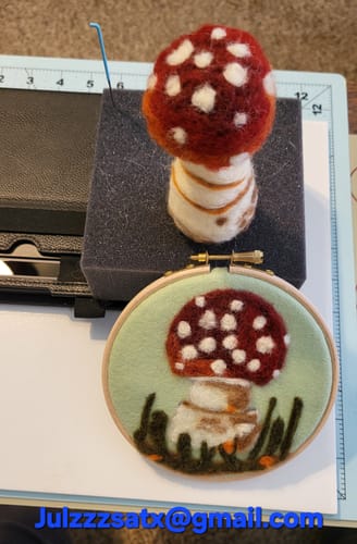 Julie F. review of Sophie Wheatley's Felted Fungi Supplies Box image 1 out of 1