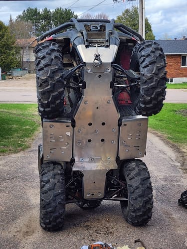 Customer photo review of Full Skid Plate Kit — Can-Am Outlander 500/700/PRO (2023+)