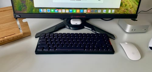Customer photo review of IQUNIX MQ80 Aluminum Low Profile Mechanical Keyboard