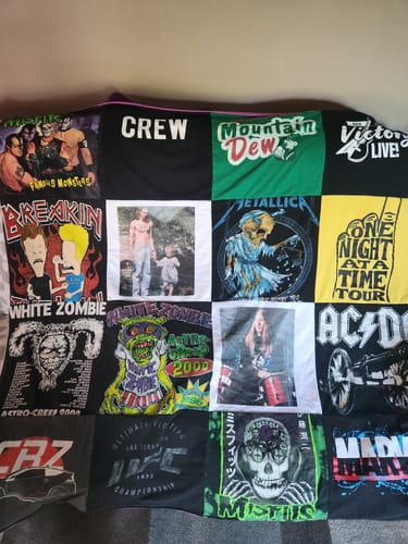 Debra M. review of Premium T Shirt Quilt image 1 out of 2