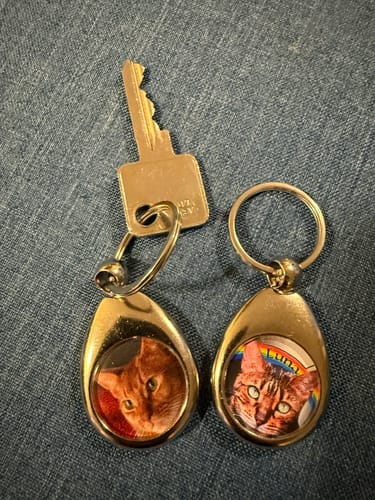 Customer photo review of Schlüsselanhänger-Bundle Rund 3x dein Foto für nur 19,90 €