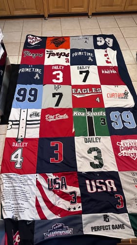 Customer photo review of T Shirt Quilt by Project Repat