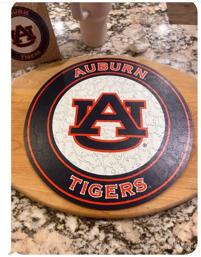 Customer photo review of Auburn University - Wooden Puzzle