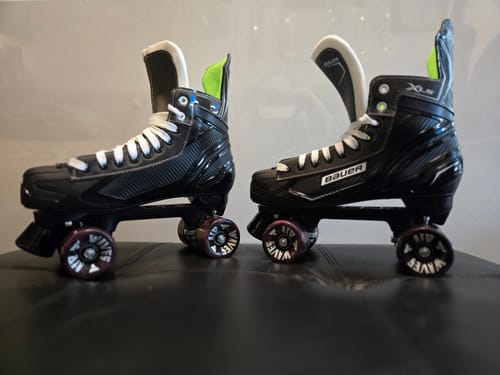 Customer photo review of Bauer XLS Quad Roller Skates with Airwaves Wheels
