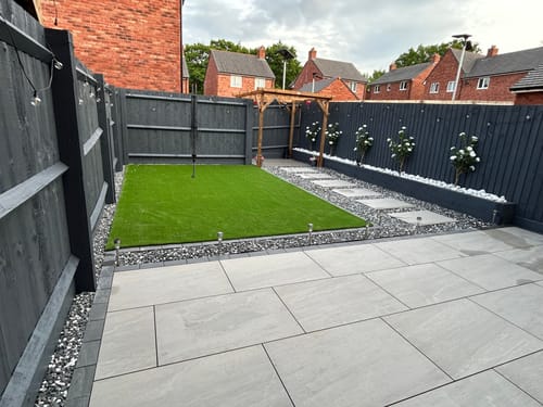 Customer photo review of Anthracite - Black Porcelain Setts - 200 x 100 x 20mm