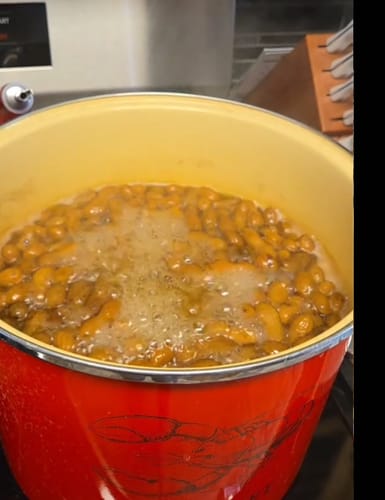 Customer photo review of Boil-The-Bag Boiled Peanuts (4 Bags)