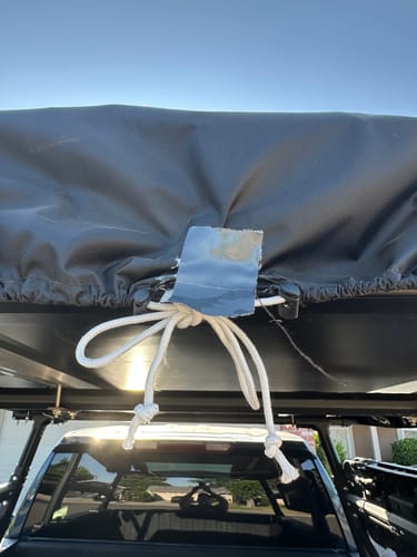 Customer photo review of Roof Top Tent Protection Cover
