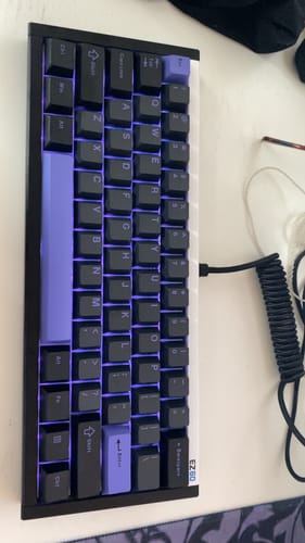 Customer photo review of IQUNIX EZ60/EZ63 Magnetic Switch Gaming HE Keyboard