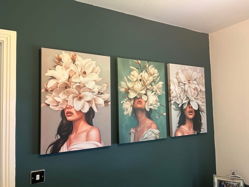 Customer photo review of Grace Set of 3 Prints