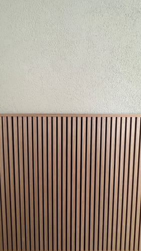 Customer photo review of Akustikpaneele Mokka - 240 cm x 60 cm