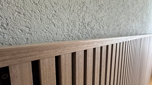 Customer photo review of Akustikpaneele Endleiste Mokka - 240 cm - Abschlussleiste