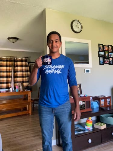 Customer photo review of Strange Animal Long Sleeve