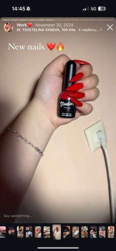 Customer photo review of Didier Lab, "Natural look", Хибриден гел лак, No.18, 10 ml