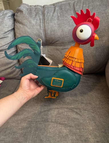 Customer photo review of Loungefly Disney Moana Hei Hei Figural Crossbody Bag