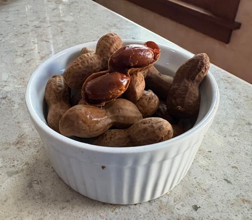 Customer photo review of Boil-The-Bag Boiled Peanuts (2 Bags)