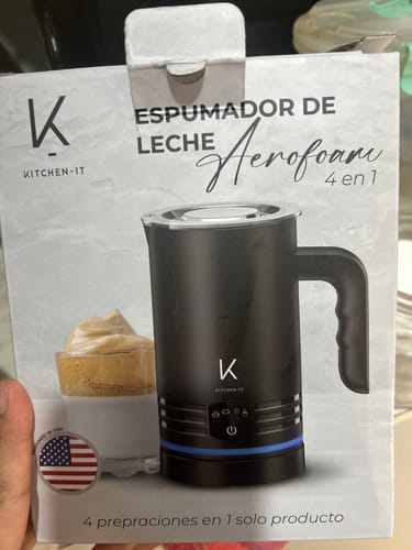 Customer photo review of Espumador de Leche Aerofoam 4 en 1 Kitchen-It