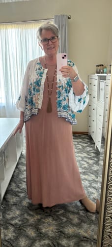 Sheryl R. review of Lily Rose Top | Tokyo Teal image 1 out of 1