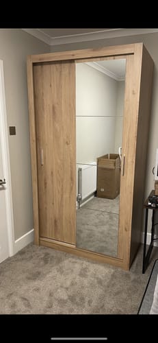 Customer photo review of Arti 6 - 2 Sliding Door Wardrobe 120cm