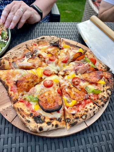 Customer photo review of Sourdough Pizza Bases