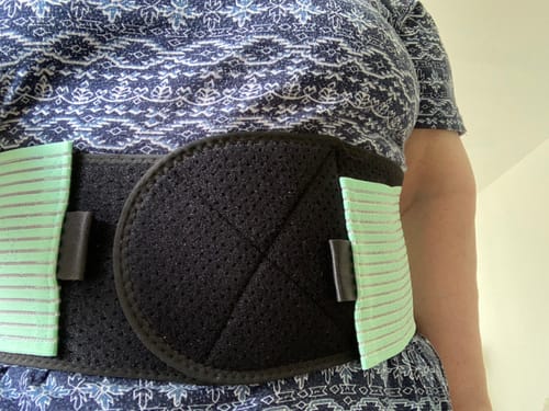 Customer photo review of Lumbowrap® - The Complete Hip & Lower Back Wrap For Easier Walking & Standing (Spinal Stenosis, Sciatica, Lower Back Pain)