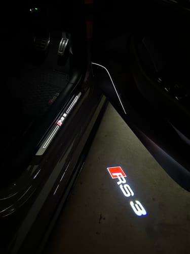 Customer photo review of AUDI DOOR LIGHTS