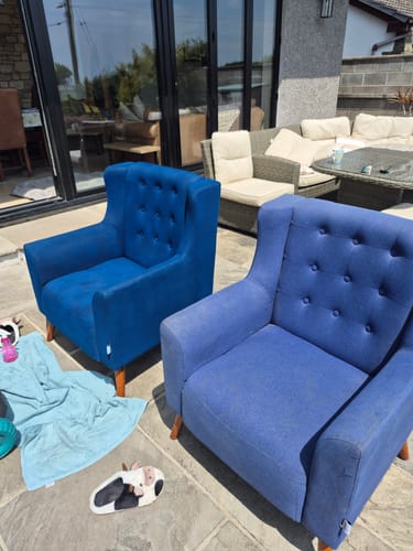 Customer photo review of Fabric Paint -- Blue