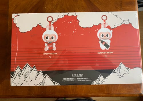 Customer photo review of LABUBU COCA-COLA SERIES DOLL KEYRING RANDOM