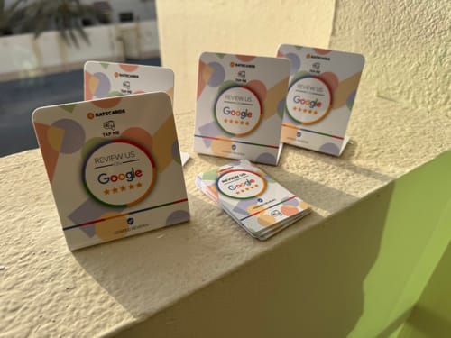Customer photo review of RATECARDS™ - Google Grow Package