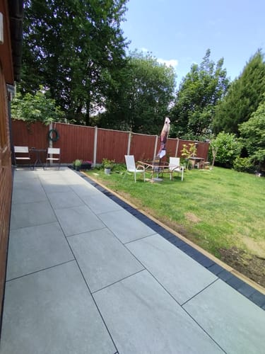 Customer photo review of Castle - Grey Porcelain Paving Tiles - 900 x 600 x 20mm