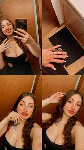 Customer photo review of Alia 3.5 Carat Radiant Cut Solitaire Moissanite Engagement Ring in 10k Yellow Gold