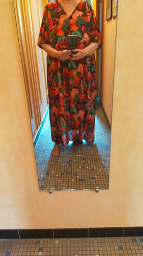 Customer photo review of Robe Edonie - viscose Enchantement