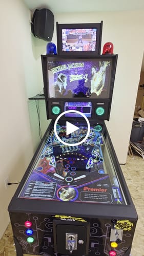Customer video review of ABVIDEOARCADES 120hz Virtual Pinball New Pinup Popper system 1330 pinball games + 1000 jukebox song.