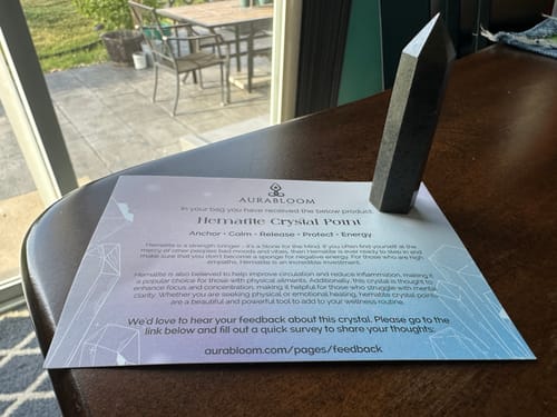 Customer photo review of VIP Crystal Club • Monthly Crystal