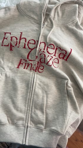 Customer photo review of TAEMIN - EPHEMERAL GAZE WORLD TOUR FINALE OFFICIAL MD HOODIE ZIP-UP (TOUR ROUTING VER)