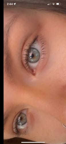 Customer photo review of Lash Growth Serum