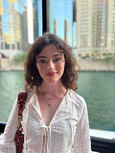Customer photo review of Solid 9ct Gold Graduating Squares Necklace
