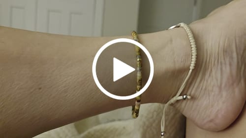 Customer video review of Life Is Tough But So Are You Bracelet