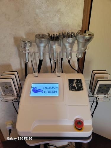 Customer photo review of Marla™ 9 in 1 Cavitation Lipo Laser Body Sculpting Machine