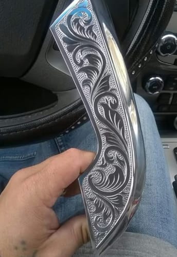 Customer photo review of Cloudray GM-100 100W Fiber Laser Marking Engraver with 4.3” X 4.3” Scan Area