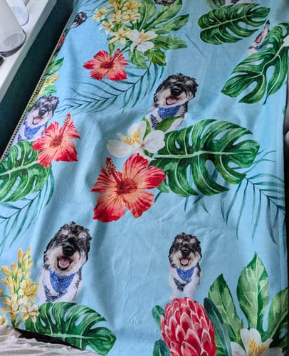 Silke K. review of Dein Foto - Individuelles Strandtuch image 1 out of 2