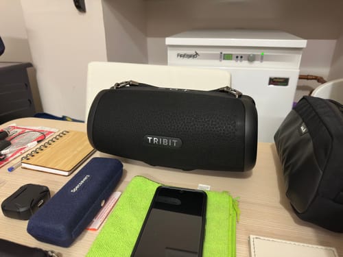 Customer photo review of TRIBIT StormBox Lava Portable Bluetooth Speaker
