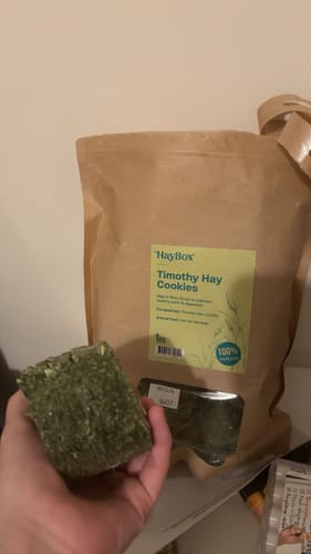 Customer photo review of Timothy Hay Cookies
