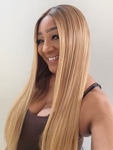 Customer photo review of Silkening Mist