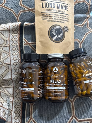 Customer photo review of Organic Ashwagandha Capsules