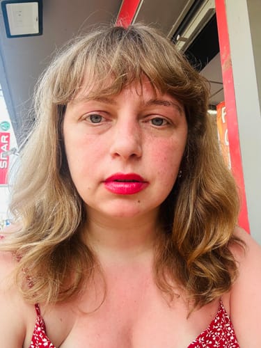 Customer photo review of Remy Human Hair Invisible Wire Extension - Brown Soft Blended