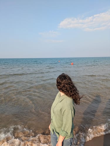 Customer photo review of This is a Curl Building Serum