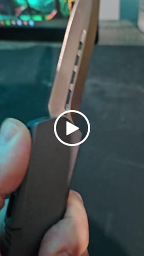 Customer video review of Grey Ghost OTF Knife (Multiple Blade Styles Available)