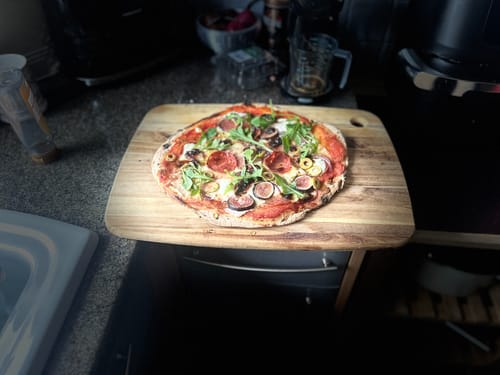Customer photo review of Sourdough Pizza Bases